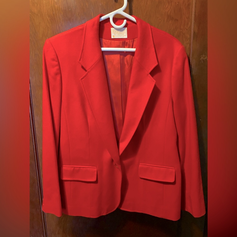 Vintage Pendleton, women’s blazer 100% virgin wool size 18